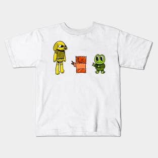 Frog Dog Log - Scribble Kids T-Shirt